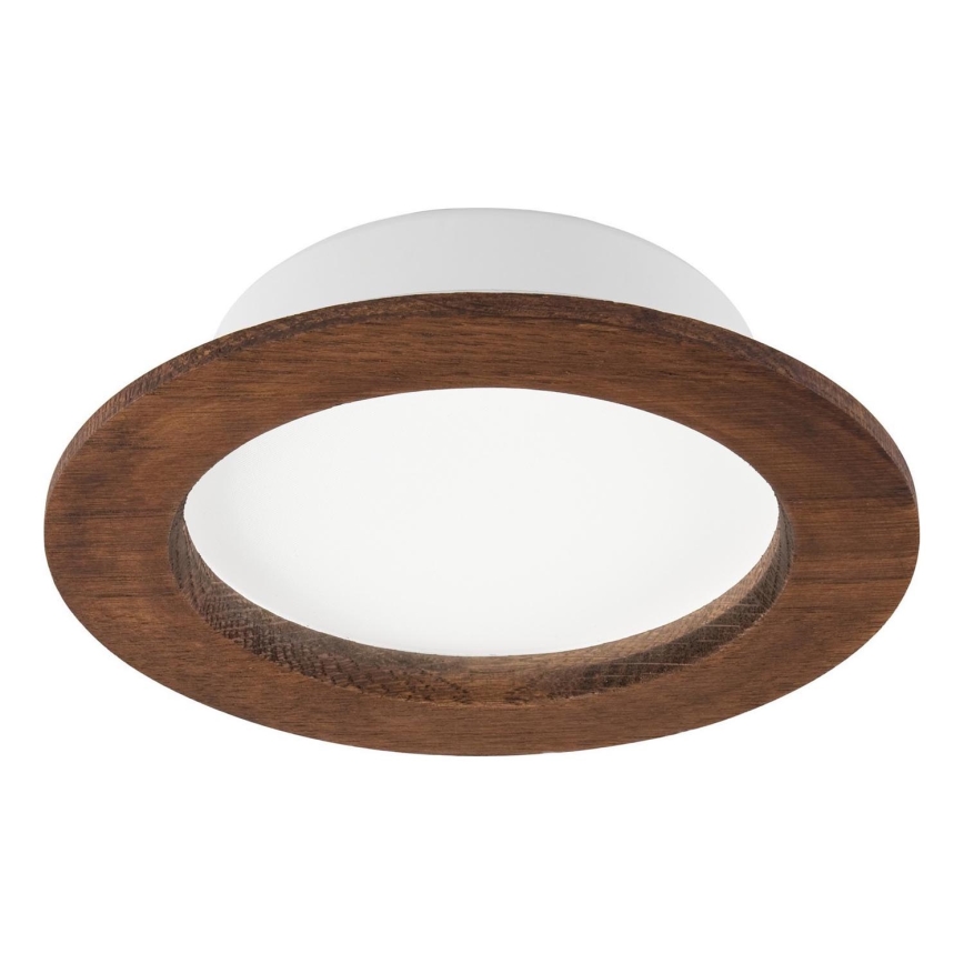 LED Einbauleuchte WOODY SPOT LED/12,5W/230V 4000K Kirschbaum Ø 16 cm