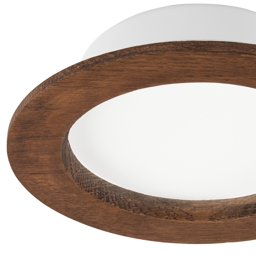 LED Einbauleuchte WOODY SPOT LED/12,5W/230V 4000K Kirschbaum Ø 16 cm