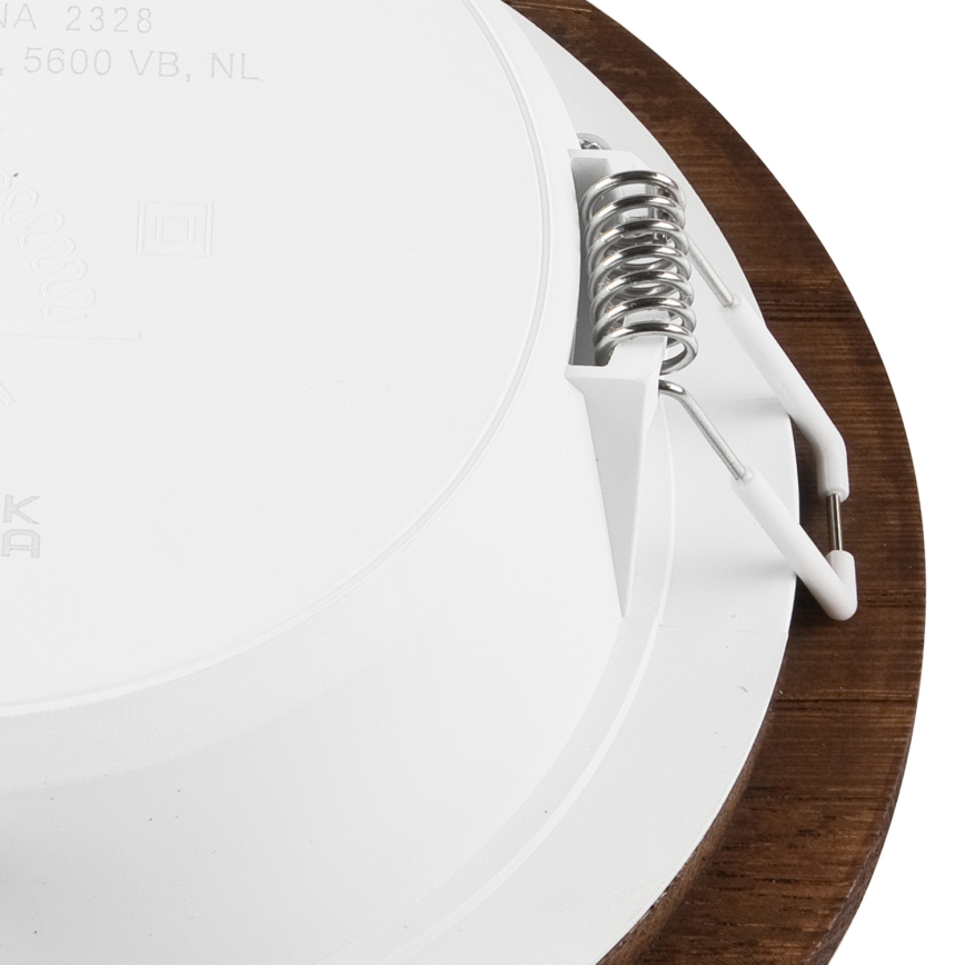 LED Einbauleuchte WOODY SPOT LED/12,5W/230V 4000K Kirschbaum Ø 16 cm