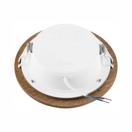 LED-Einbauleuchte WOODY SPOT LED/12,5W/230V 4000K Walnuss ø 16 cm