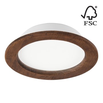 LED-Einbauleuchte WOODY SPOT LED/16,5W/230V 4000K Kirsche ø 18,5 cm