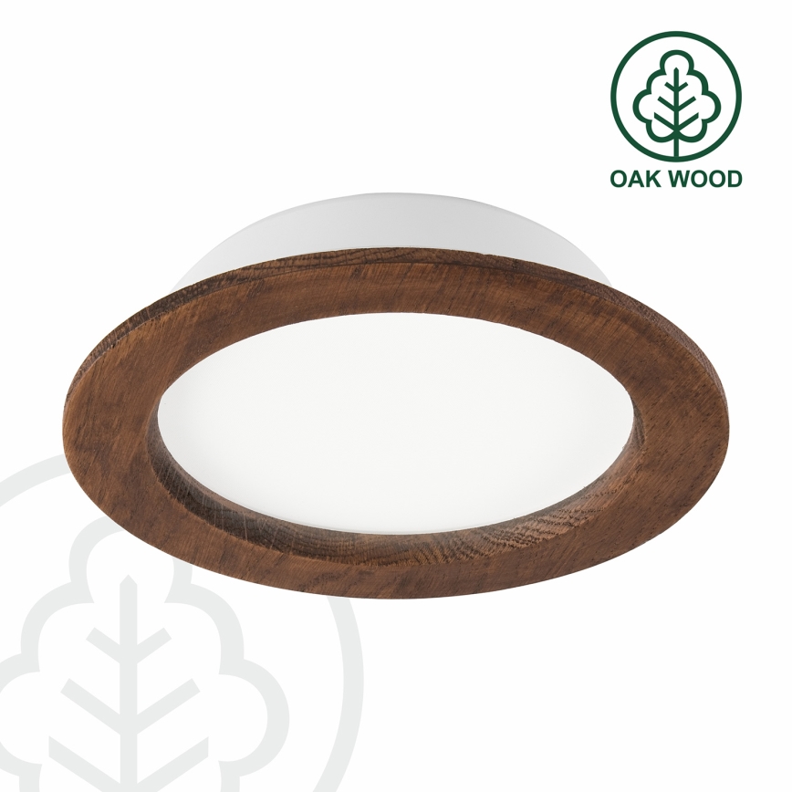 LED-Einbauleuchte WOODY SPOT LED/16,5W/230V 4000K Kirsche ø 18,5 cm