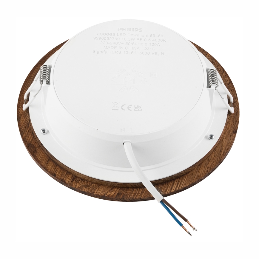 LED-Einbauleuchte WOODY SPOT LED/16,5W/230V 4000K Kirsche ø 18,5 cm