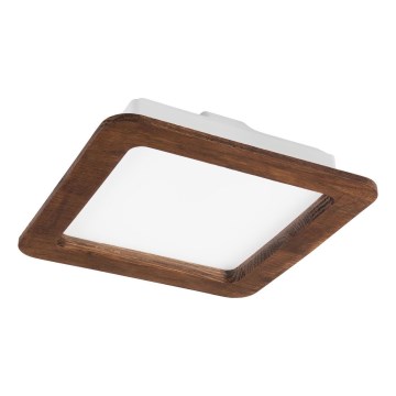 LED Einbauleuchte WOODY SPOT LED/17W/230V 3000K Kirschbaum 18,5x18,5 cm