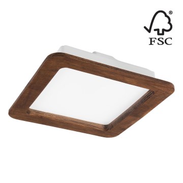 LED-Einbauleuchte WOODY SPOT LED/17W/230V 3000K Kirsche 18,5x18,5 cm