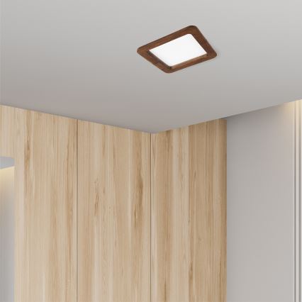 LED-Einbauleuchte WOODY SPOT LED/17W/230V 3000K Kirsche 18,5x18,5 cm