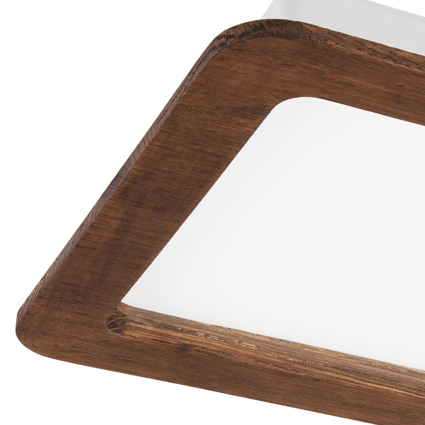 LED-Einbauleuchte WOODY SPOT LED/17W/230V 3000K Kirsche 18,5x18,5 cm