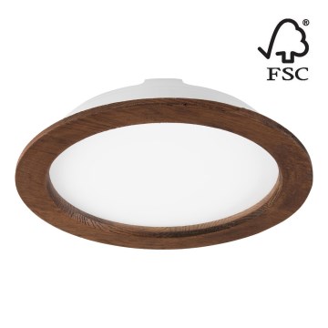 LED-Einbauleuchte WOODY SPOT LED/23,5W/230V 4000K Kirsche ø 23,5 cm
