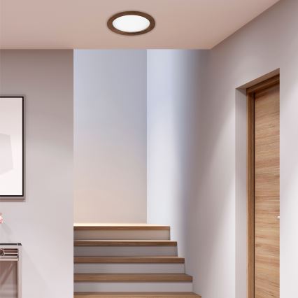 LED-Einbauleuchte WOODY SPOT LED/23,5W/230V 4000K Kirsche ø 23,5 cm