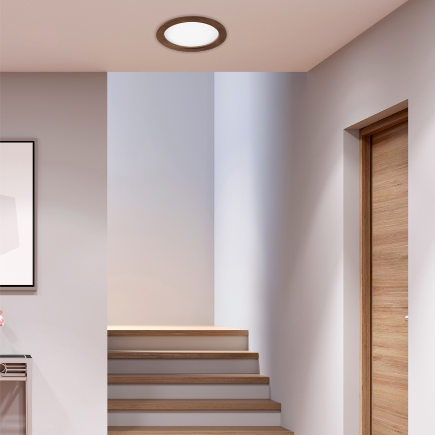 LED-Einbauleuchte WOODY SPOT LED/23,5W/230V 4000K Kirsche ø 23,5 cm