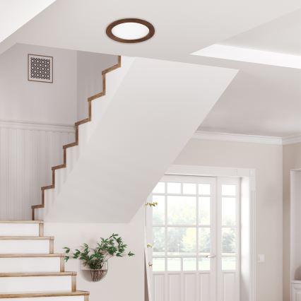 LED-Einbauleuchte WOODY SPOT LED/23,5W/230V 4000K Kirsche ø 23,5 cm