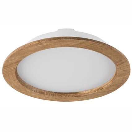 LED-Einbauleuchte WOODY SPOT LED/23,5W/230V 4000K Walnuss ø 23,5 cm