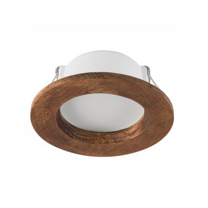 LED-Einbauleuchte WOODY SPOT LED/5,5W/230V 4000K Kirsche ø 10 cm