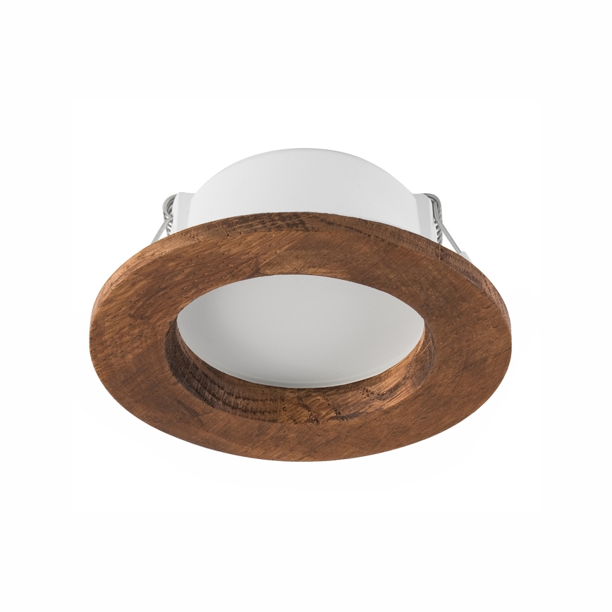 LED-Einbauleuchte WOODY SPOT LED/5,5W/230V 4000K Kirsche ø 10 cm