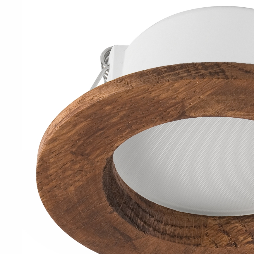 LED-Einbauleuchte WOODY SPOT LED/5,5W/230V 4000K Kirsche ø 10 cm