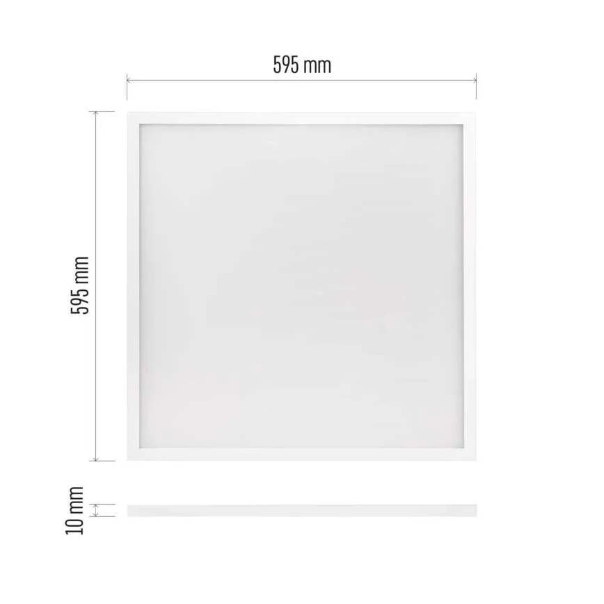 LED-Einbaupanel PROXO LED/33W/230V 4000K 60x60 cm weiß