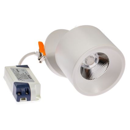 LED-Einbaustrahler HARON 1xLED/15W/230V weiß