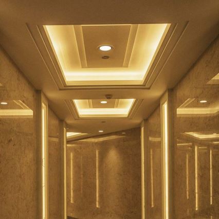 LED Einbaustrahler LED/28W/230V 3000/4000/6400K d 20 cm weiß