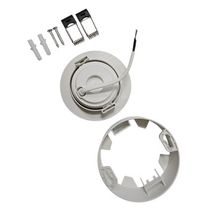LED-Unterputz/Aufputz-Strahler 2-in-1 LED/5W/230V 4200K d 9,3 cm weiß