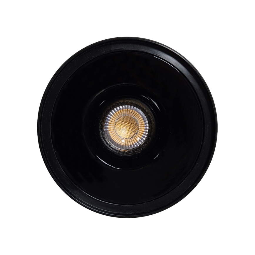 LED-Einbaustrahler LED/9W/230V Ø 9 cm schwarz
