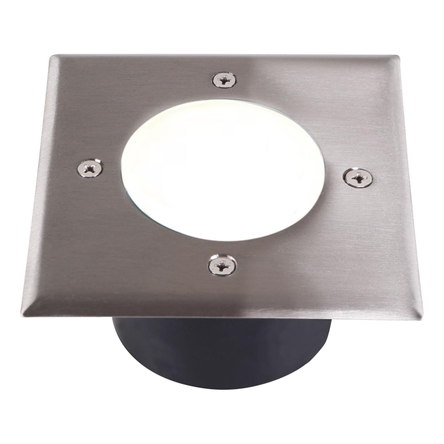 LED-Einfahrtsleuchte  MIVO LED/3W/230V 12x12 cm IP67 matt Chrom