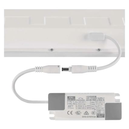 LED-Einlegepanel DIXXO LED/36W/230V 4000K 60x60 cm weiß