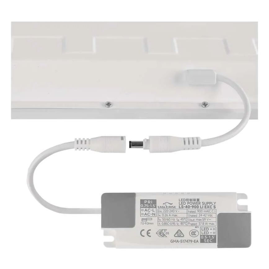 LED-Einlegepanel DIXXO LED/36W/230V 4000K 60x60 cm weiß