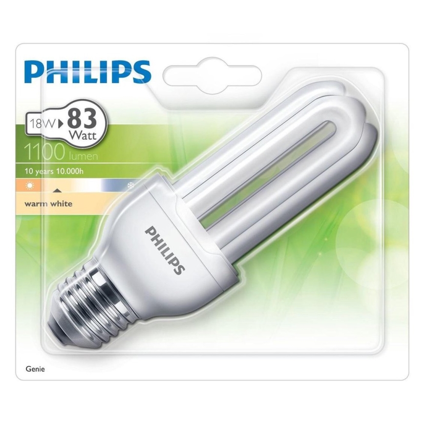 LED Energiesparlampe Philips GENIE E27/18W/230V 2700K