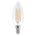 LED-Filamentlampe C37 E14/6W/230V 3000K