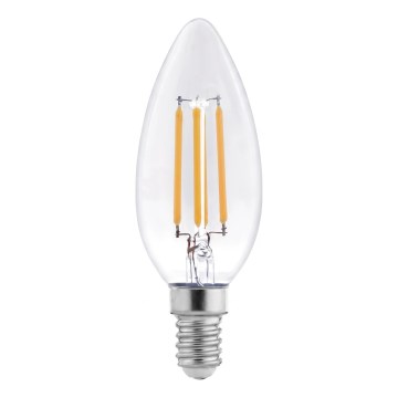 LED-Filamentlampe C37 E14/6W/230V 3000K