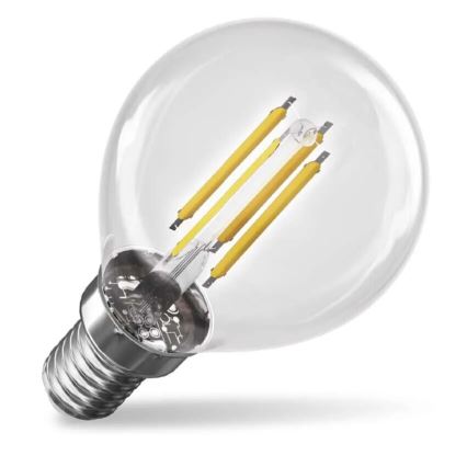 LED-Filamentlampe E14/3,8W/230V 4000K Energieeffizienzklasse A