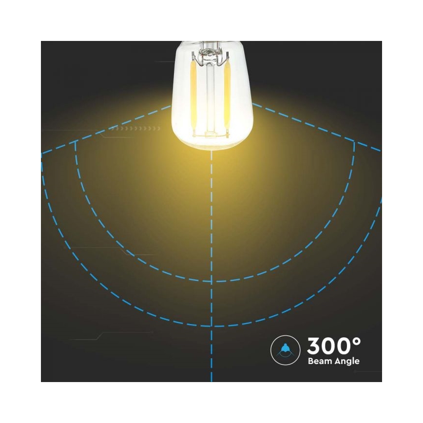 LED-Filamentlampe ST26 E14/2W/230V 3000K