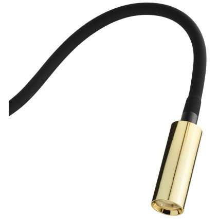 LED Flexibles Leselicht LAGOS 1xG9/6W/230V 4000K schwarz/gold