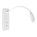 LED Flexibles Wandleuchte mit USB BASE 1xLED/8W+1xLED/2W/230V Weiß