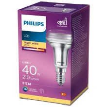 LED-Flutlicht-Glühbirne Philips E14/2,8W/230V 2700K