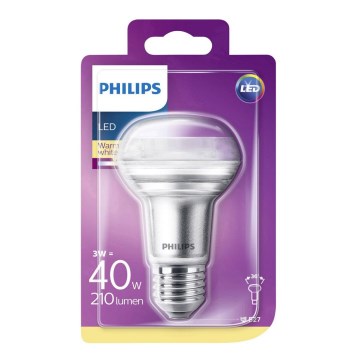 LED-Flutlicht-Glühbirne Philips E27/3W/230V 2700K