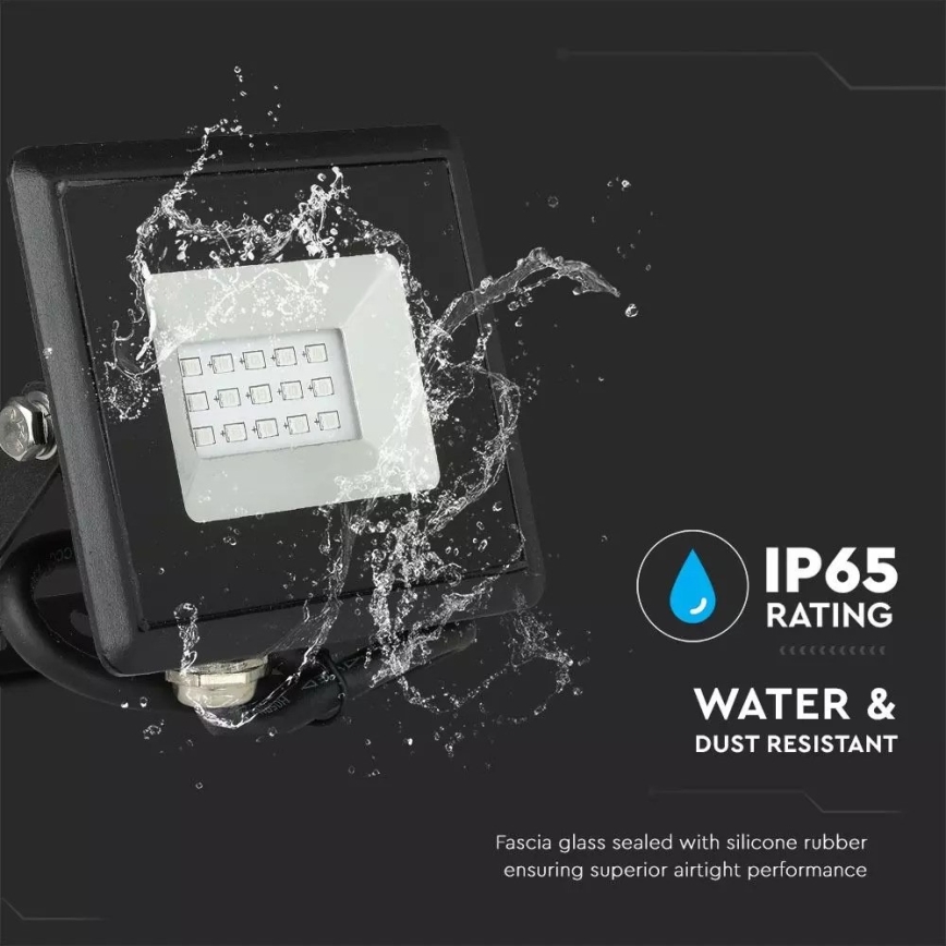 LED-Flutlicht LED/20W/230V IP65 blaues Licht
