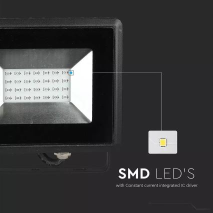 LED-Flutlicht LED/20W/230V IP65 blaues Licht