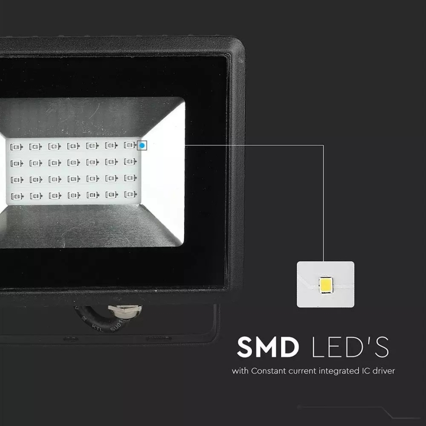 LED-Flutlicht LED/20W/230V IP65 blaues Licht