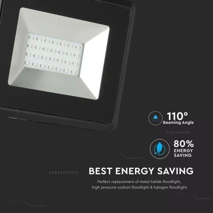 LED-Flutlicht LED/20W/230V IP65 blaues Licht