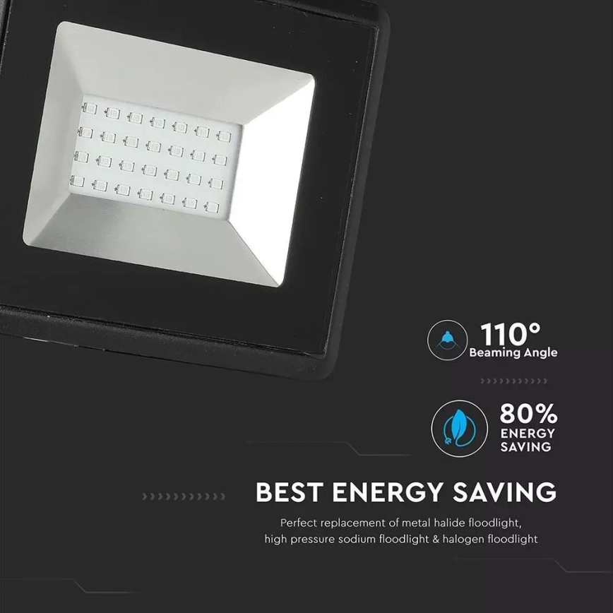 LED-Flutlicht LED/20W/230V IP65 blaues Licht