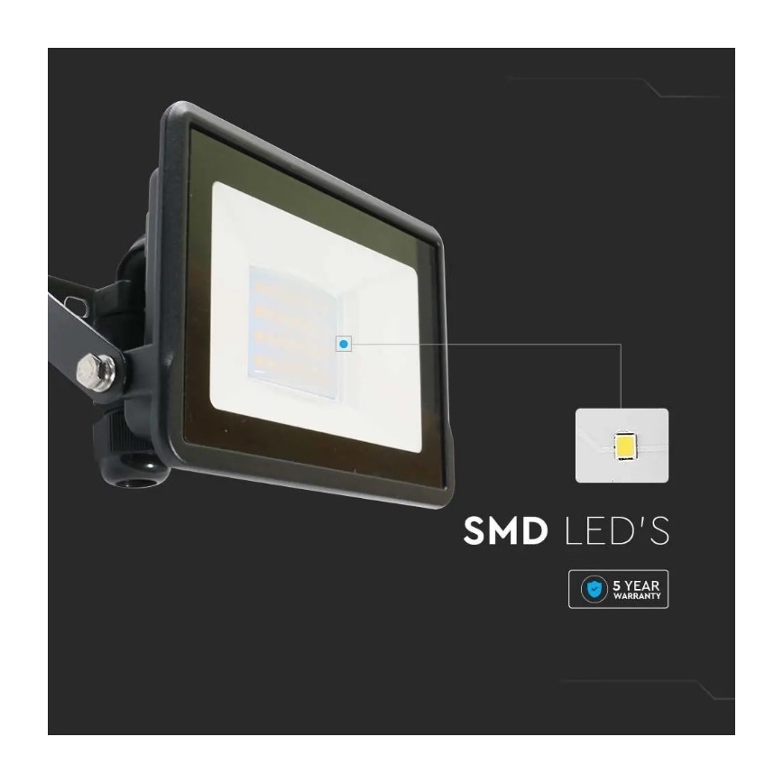 LED-Flutlicht mit Direktanschluss SAMSUNG CHIP LED/20W/230V IP65 6500K