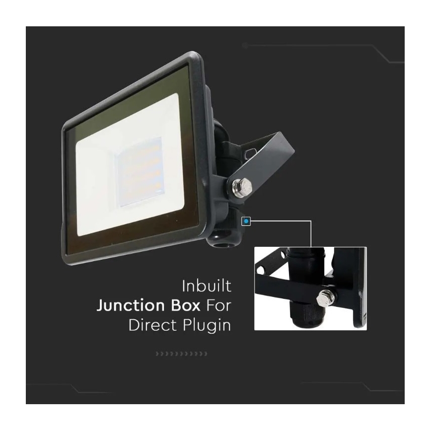 LED-Flutlicht mit Direktanschluss SAMSUNG CHIP LED/20W/230V IP65 6500K