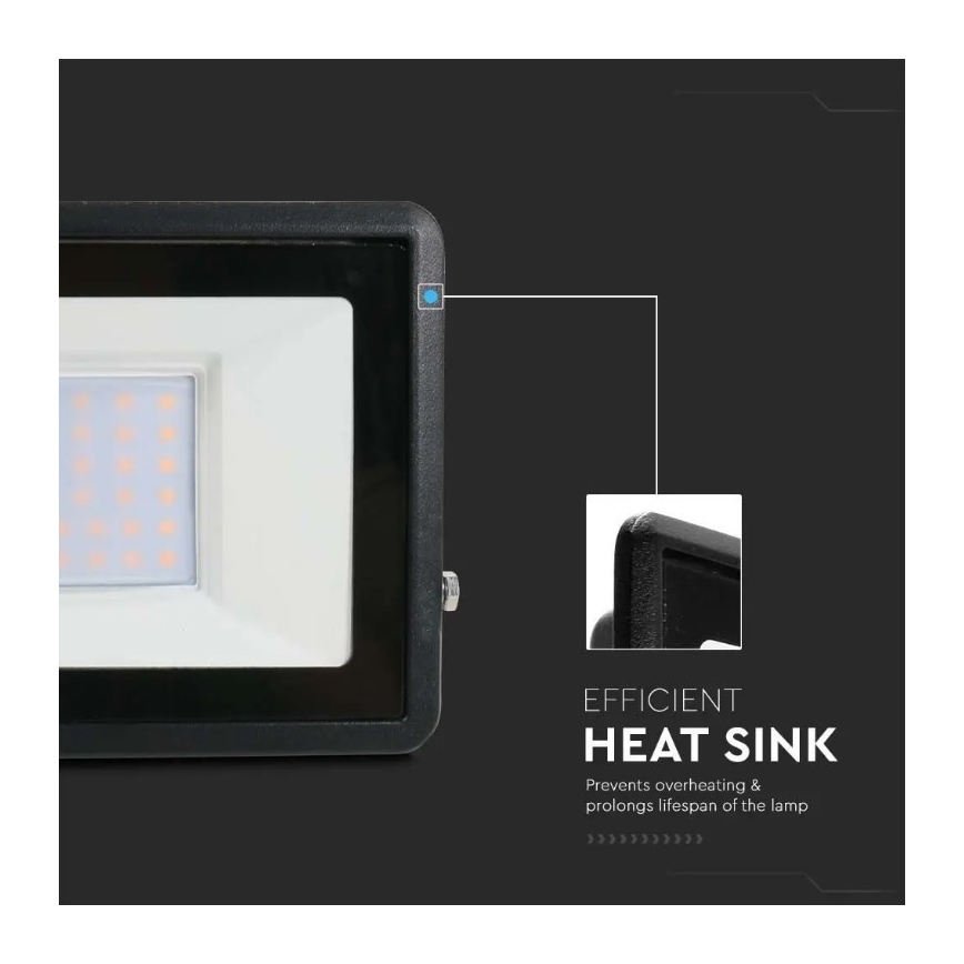 LED-Flutlicht mit Direktanschluss SAMSUNG CHIP LED/30W/230V IP65 4000K