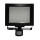 LED-Flutlicht mit PIR-Sensor T274 117xLED/9W schwarz IP44