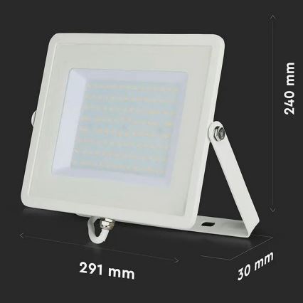 LED-Flutlicht SAMSUNG CHIP LED/100W/230V 6500K IP65 weiß