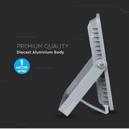 LED-Flutlicht SAMSUNG CHIP LED/100W/230V IP65 3000K grau
