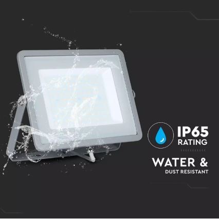 LED-Flutlicht SAMSUNG CHIP LED/100W/230V IP65 3000K grau