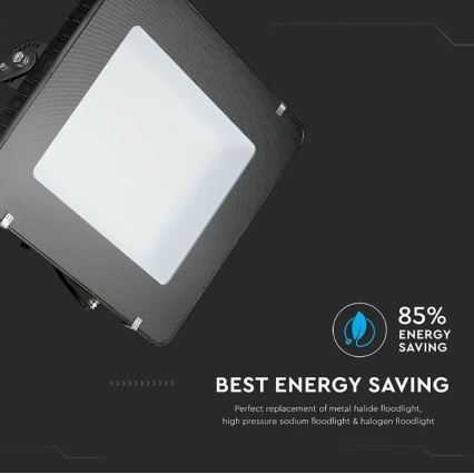LED-Flutlicht SAMSUNG CHIP LED/500W/230V IP65 6400K schwarz