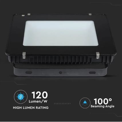 LED-Flutlicht SAMSUNG CHIP LED/500W/230V IP65 6400K schwarz